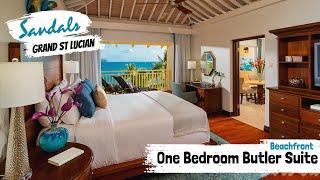 Honeymoon One Bedroom Butler Suite 1B | Sandals Grand St Lucian | Full Room Tour & Review 4K 2021