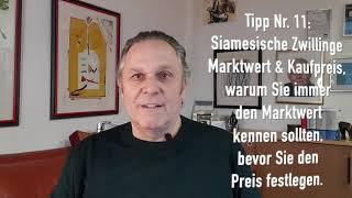 11. Tipp: Siamesische Zwillinge - Marktwert & Kaufpreis  | 24 Tipps zum Hausverkauf von Hardy Fuß