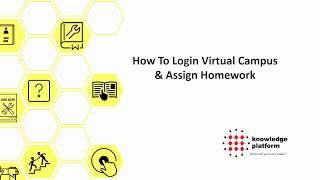 How to assign homework to students || English || BSS || Knowledge Platform