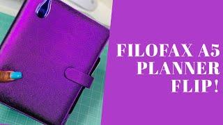 FILOFAX A5 PLANNER FLIP!