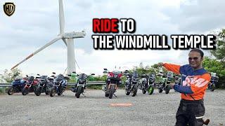 Epic Bike Ride to Windmill Temple | Honda NX500 & Drone Shots