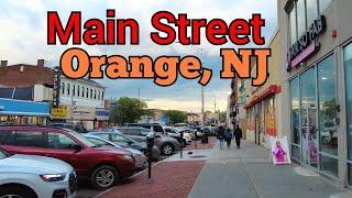 Walking on Main Street in the City of Orange, New Jersey | West Orange to East Orange