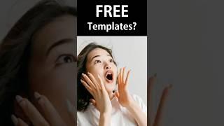 Free Templates?  #DesignResources #CreativeTools