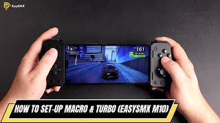 How to set-up MACRO & TURBO on Mobile Controller? - EasySMX M10