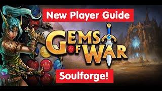 Gems of War New Player Guide 15: HOW Unlock Soulforge and Dungeon? Beginner tips