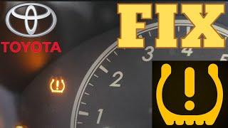 TPMS RESET ON TOYOTA COROLLA