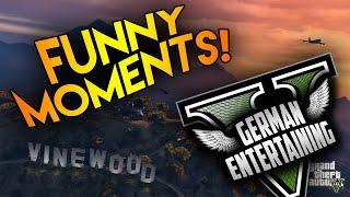 GTA 5 RANDOM MOMENTS | GermanEntertaining