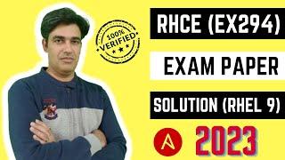 Ansible RHCE 9 (EX294) Exam Paper Complete Solution 2023 | Ansible Certification Exam | NehraClasses