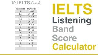 IELTS Listening Band Score Calculator