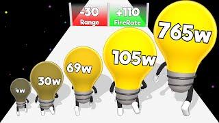 WATT THE BULB - Math Games (Level Up Bulb Runner)