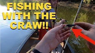 Grand River Smallmouth Fishing - Thornapple - Canoe Fishing [ned rig]