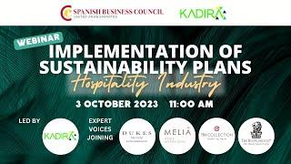 Greening the HOSPITALITY Industry: SUSTAINABILITY PLANS in Action