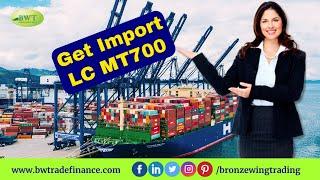 Get Import LC MT700 – Letter of Credit – LC at Sight