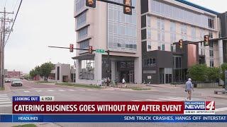 Catering business goes without pay after event