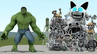 HULK VS ZOONOMALY ALL TITAN MONSTER AND OTHER in Garry's Mod!