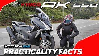 KYMCO AK550 PREMIUM PRACTICALITY FACTS | SPECS, FEATURES, HANDLING, TOP SPEED & ALL YOU NEED TO KNOW