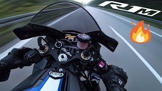 J'ESSAYE LA R1M 2021 À 300 KM/H ! AKRAPOVIC FULL TUBE !!