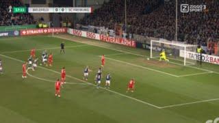 Jonas Kersken saves Florent Muslija penalty, Arminia vs SC Freiburg (0-0) Goals and Highlights