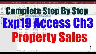 Exp19_Access_Ch03_HOEAssessment_Property_Sales 1.0 | ch03 Property Sales | @PearsonSolution