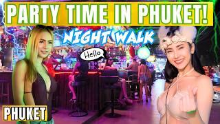Crazy Phuket Nightlife Walk in Patong Thailand in 2024