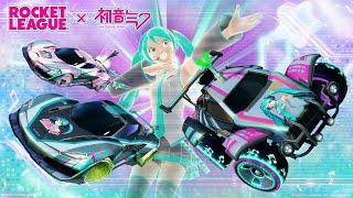 Hatsune Miku Is Taking Over Rocket League!