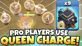 PROs use TH9 Queen Walk Lavaloon with NO CC TROOPS! BEST TH9 Attack Strategy | Clash of Clans