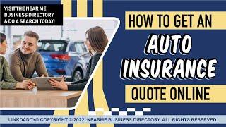 How to Get an Auto Insurance Quote Online