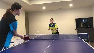 Multiball Drill With Rachel & Joanna Sung