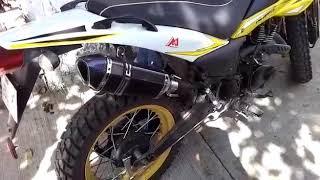 Escape tipo AKRAPOVIC ITALIKA dm150cc ventas :5521173689