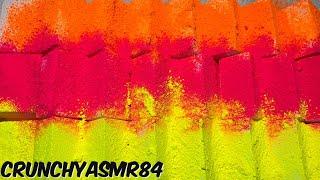 Neon Lights | Pink, Yellow & Orange Pigments | Oddly Satisfying | ASMR | Sleep Aid