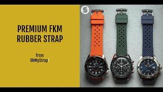 Premium FKM Rubber Strap from OhMyStrap!