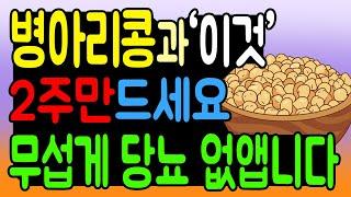 당뇨 관리, 병아리콩과 '이것'이면 혈당 뚝! 떨어집니다. 당뇨 개선과 당뇨 혈당관리 꿀팁 대공개