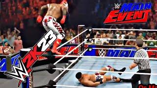 WWE 2K23 - Austin Theory vs Rey Mysteroi Match on MainEvent Hindi Gameplay - WWE 2K23