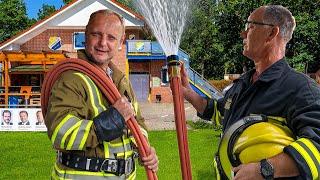 FEUERWEHRSCHLÄUCHE IM EINSATZ: Wird unser Bewässerungsplan klappen? 