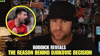 BREAKING: RODDICK REVEALS THE REASON BEHIND DJOKOVIC DECISION! TENNIS NEWS TODAY