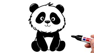 How to Draw a Cute Panda