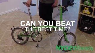 NYCeWheels Grand Opening and Brompton Folding Contest!