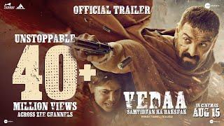 Vedaa - Official Trailer | John Abraham | Sharvari | Abhishek B | Nikkhil A | In Cinemas 15th Aug