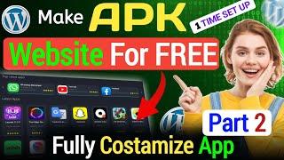 Make APK Website on WordPress With Free Domain & Hosting - APK Website Post Full Costamize