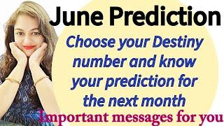 आपके लिए जून कैसा रहेगा? How will be your June 2024? Monthly Horoscope Tarot by Destiny Number