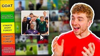 Ranking the Best YouTube Football Moments Ever (TIER LIST)