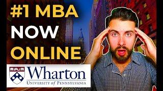 #1 Ranked MBA Program To Be Offered ONLINE | Wharton Online MBA
