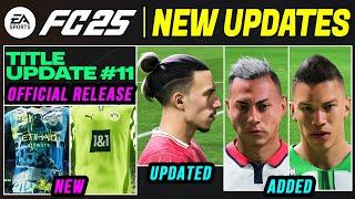 EA FC 25 NEWS | NEW Title Update #11 - Added Real Faces, Career Mode Fixes & More 