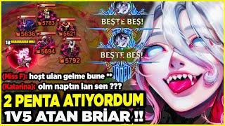 2 PENTA ATIYORDUM KAÇTILAR !! 1V9 MAÇI TAŞIDIM !! BRİAR | Ogün Demirci