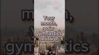 Your month, your gymnastics leotard! // VintageEdits // #shorts #edits #gymnasticshorts #months