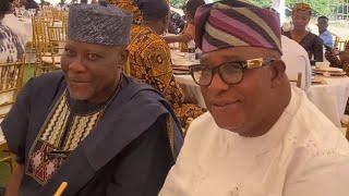 OGA BELLO, PAPPY LUWE AND ANTAR LANIYAN AT KUNLE AND AREMU AFOLAYAN’S MOTHER’S BURIAL CEREMONY