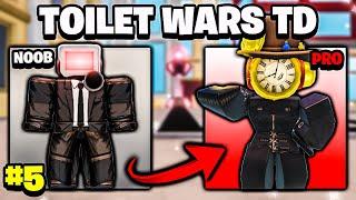 I Got The New Mythical Clockwoman! Noob To Pro Ep 4 - Toilet Wars Tower Defense