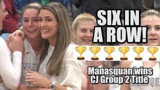 Manasquan 60 Rumson Fair Haven 38 | CJ Group 2 Final | Warriors 6th straight title!