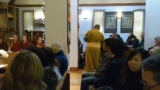 4 of 4 Telo Tulku Rinpoche teaching with Drepung Gomang Monks