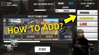 How to play with friend in car parking multiplayer